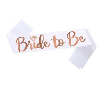 Стрічка Bride to be рожеве золото