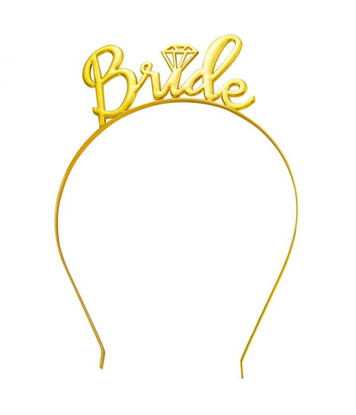 Обруч Bride золотой