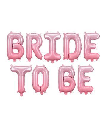 Напис "Bride to be" рожеві