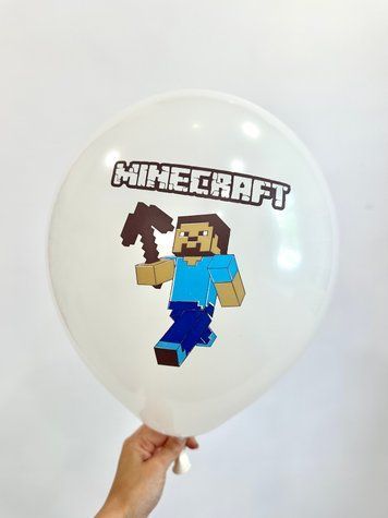 Латексна кулька Стів Minecraft